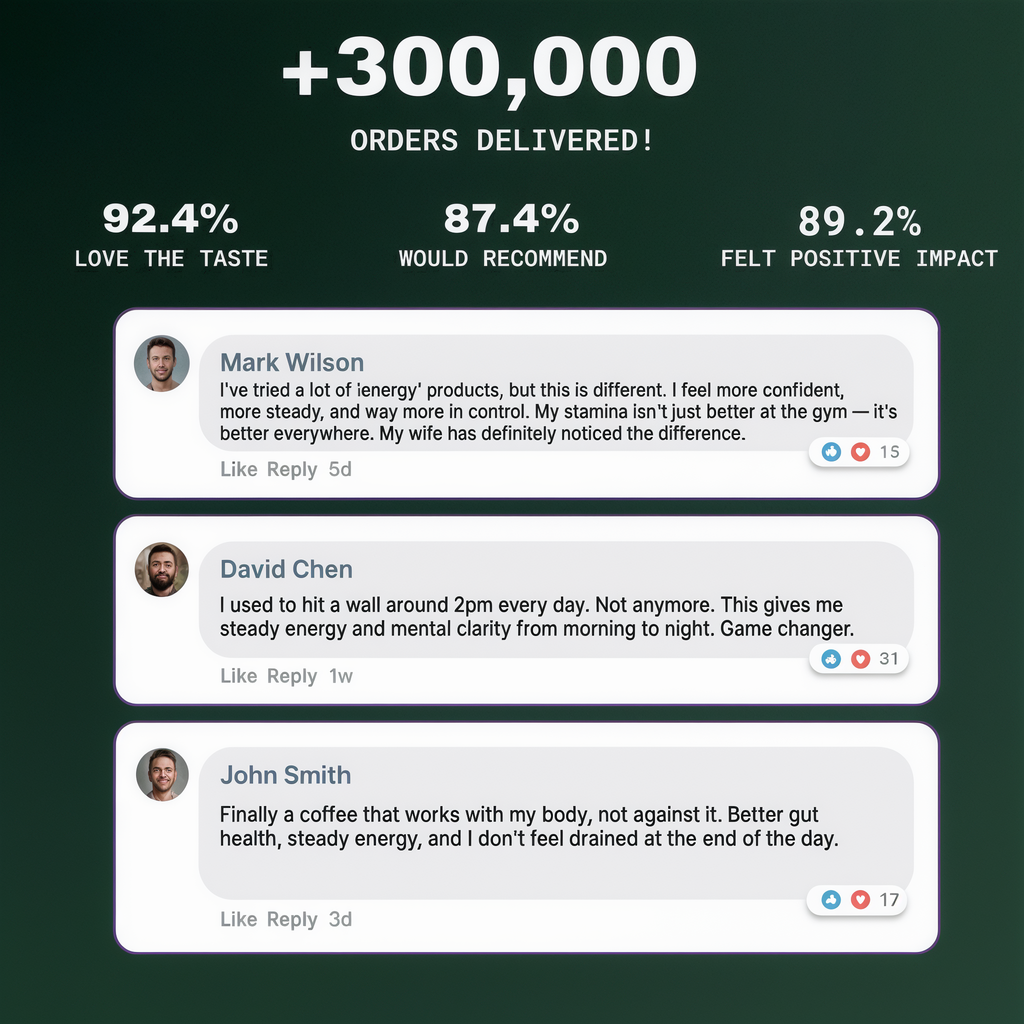 Natural Performance Coffee for Energy and Drive - "Formula 01"