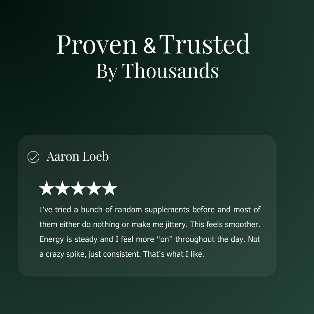 Natural Performance Coffee for Energy and Drive - "Formula 01"